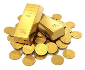 Authentic gold coins