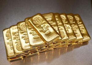 Pure gold-bars in Africa