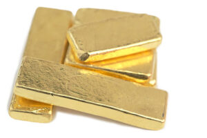 Gold bars from Ghana