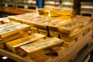 Gold bullion from Africa