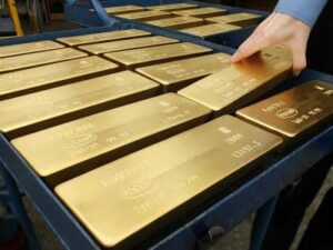 Gold bullion from Ghana