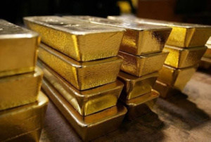 Pure gold-bars and nuggets